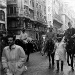Cabalgata de los Reyes Magos por la Gran Vía de Madrid