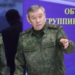 El ministro de Defensa ruso Sergei Shoigu y el general Valery Gerasimov