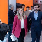 Patricia Guasp, portavoz de Ciudadanos y Adrián Vázquez, Secretario General del partido.