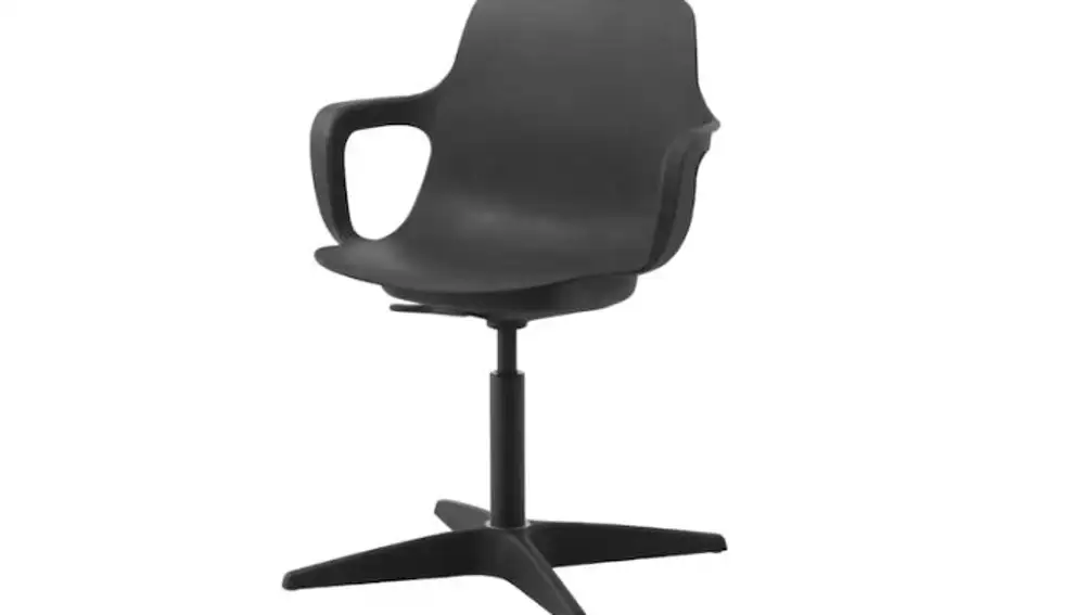Silla Odger de color antracita, de Ikea