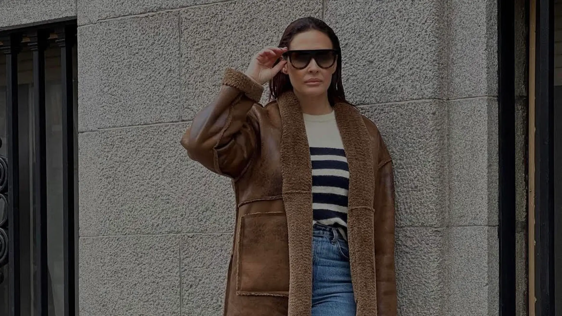 Vicky Martín Berrocal con lookazo de invierno.