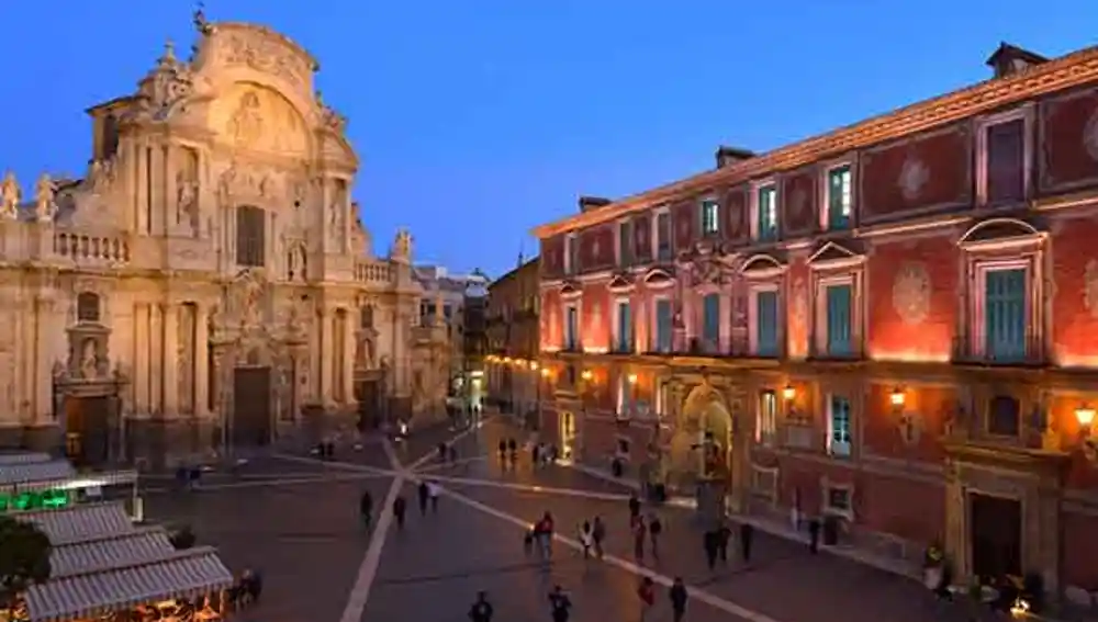 Plaza del Cardenal Belluga, en Murcia