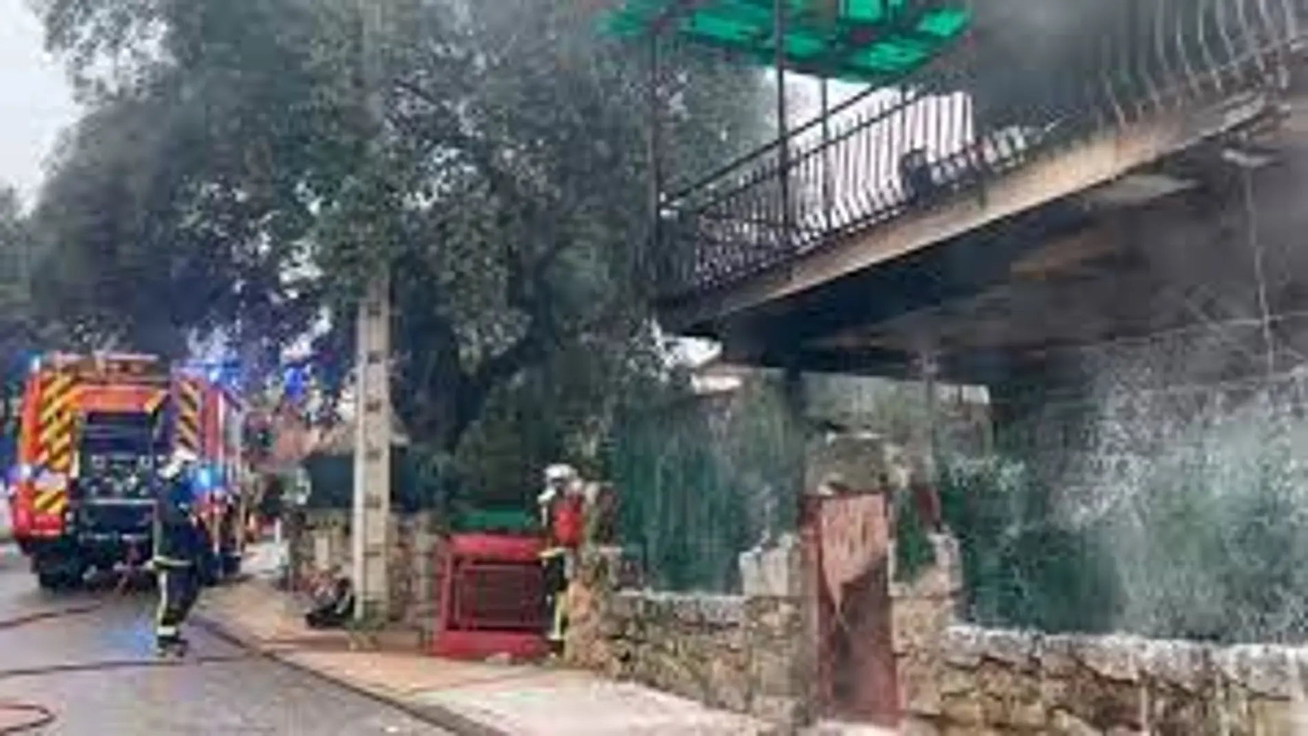 Incendio en Galapagar