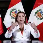 La presidenta de Perú, Dina Boluarte