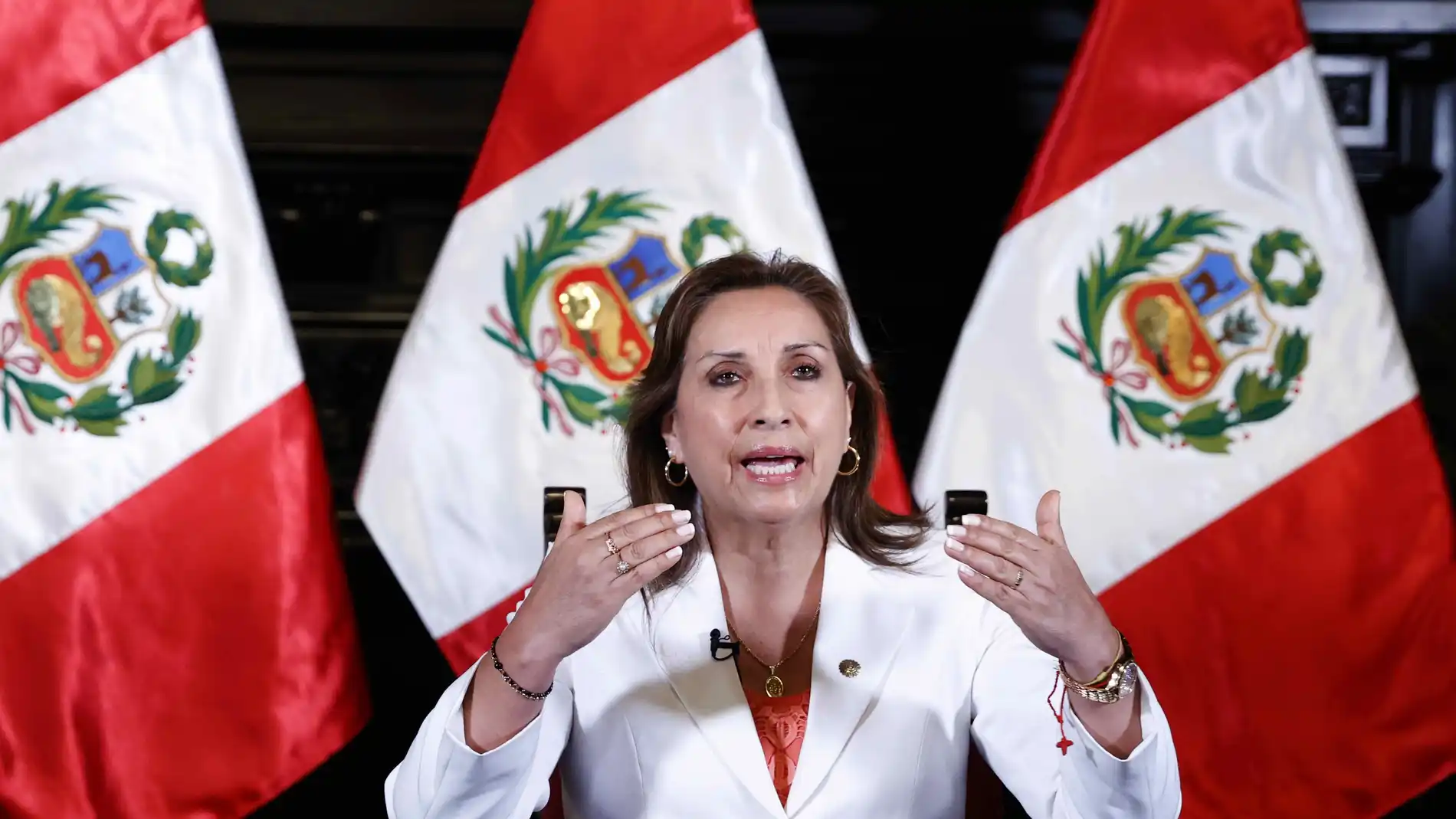 La presidenta de Perú, Dina Boluarte