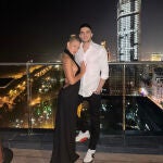 Marc Bartra y Jessica Goicoechea, su primera foto juntos