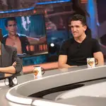 Belén Cuesta y Jaime Lorente en la promo de Cristo y Rey en El Hormiguero