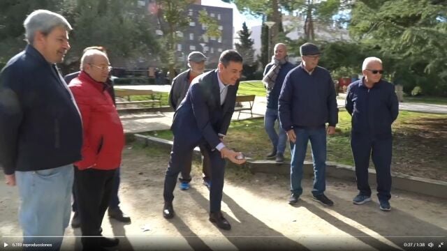 El presidente del Gobierno, Pedro Sánchez