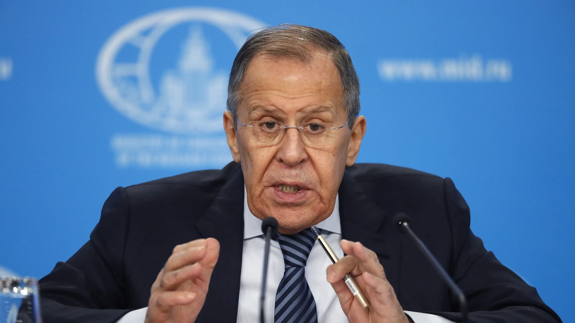 El ministro de Exteriores ruso, Sergei Lavrov
