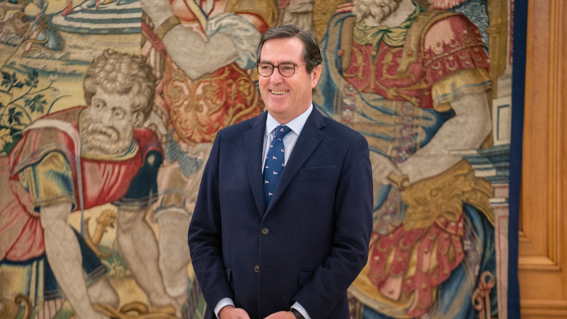 El presidente de la CEOE, Antonio Garamendi