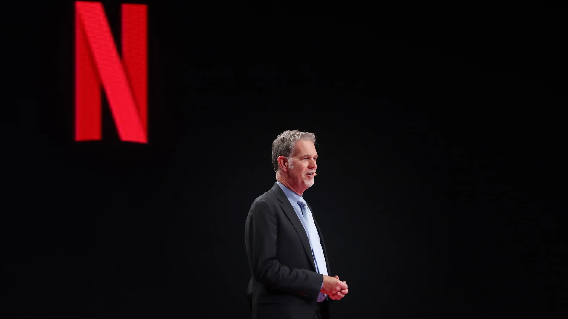 Reed Hastings durante la Cumbre de Innovación Cultural 2019