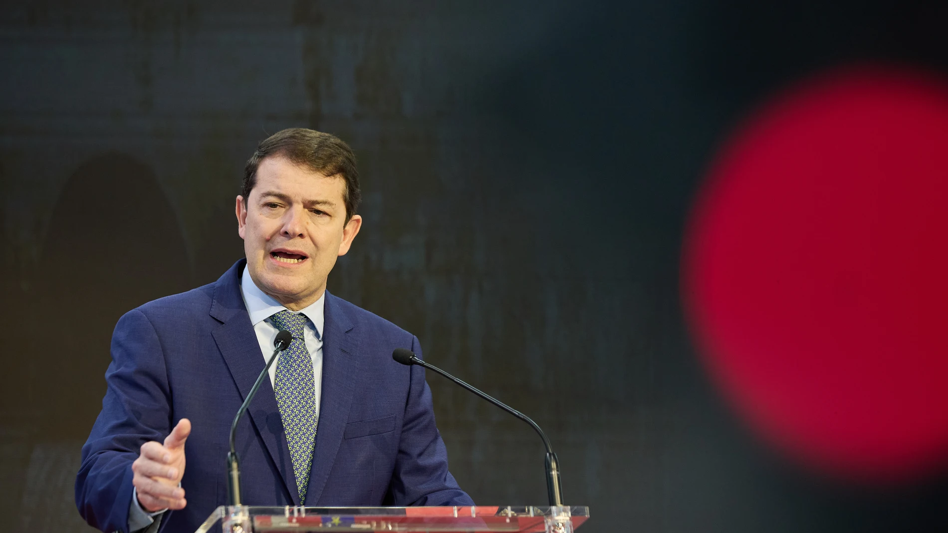 El presidente de la Junta de Castilla y León, Alfonso Fernández Mañueco