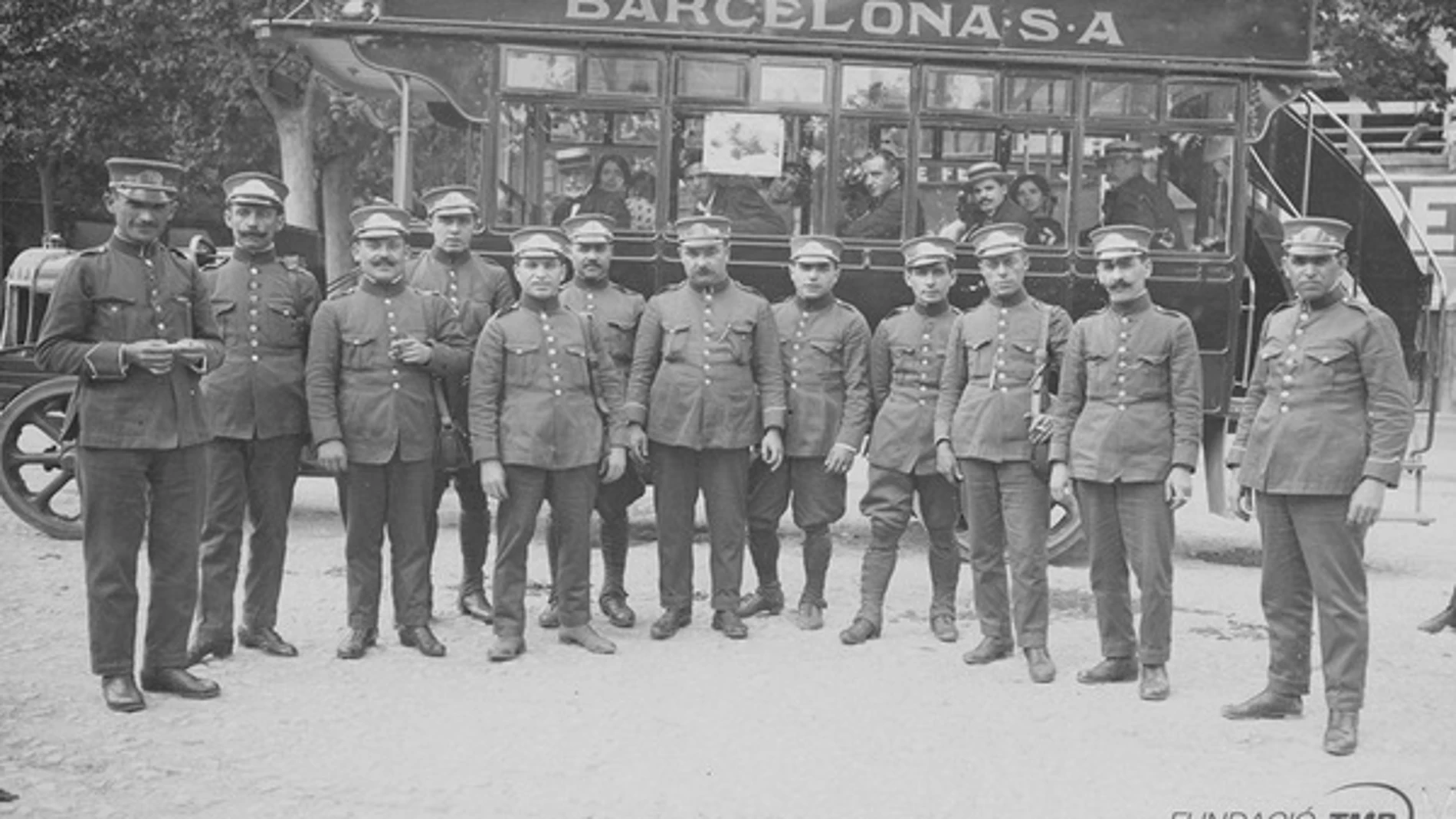 Foto de los primeros conductores de la CGA