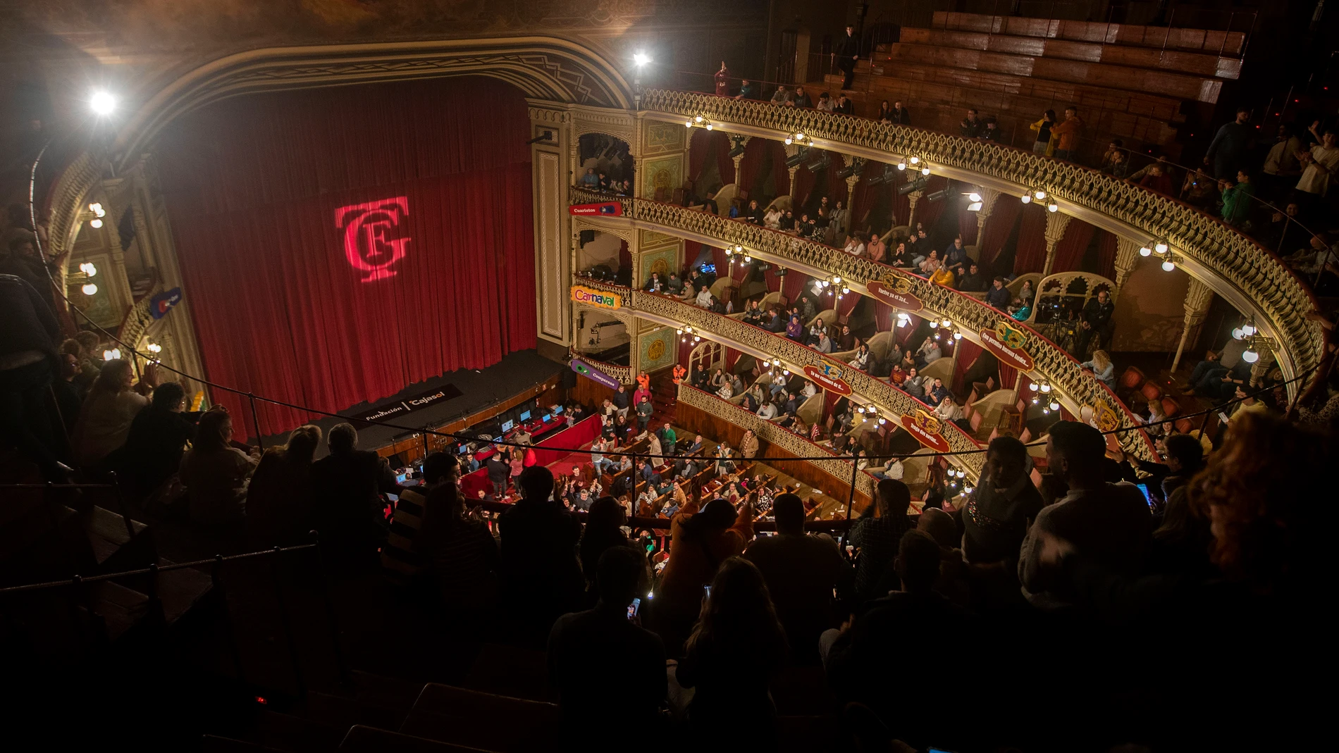 Vista general del Gran Teatro Falla. EFE/Román Ríos