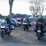Concentración motorista invernal "Motauros 2023" en Tordesillas (Valladolid)