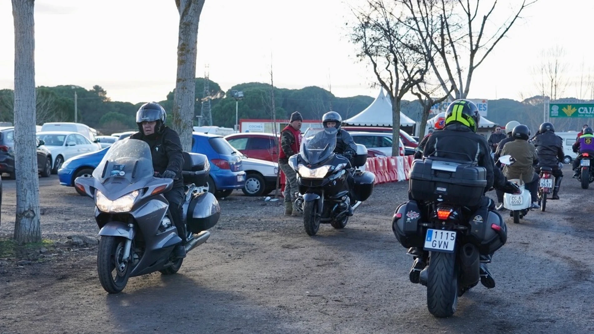 Concentración motorista invernal "Motauros 2023" en Tordesillas (Valladolid)