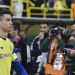 Cristiano Ronaldo, durante su último partido 