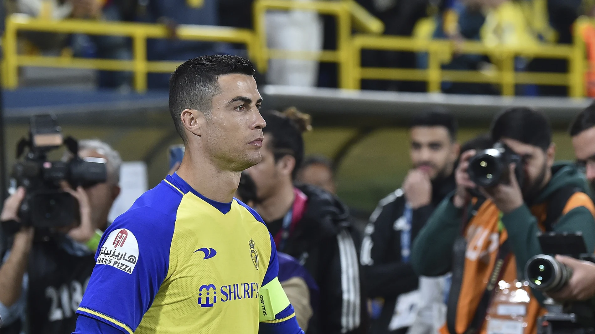 Cristiano Ronaldo, durante su último partido