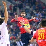 Imanol Garciandia tuvo un buen arranque de partido ante los franceses