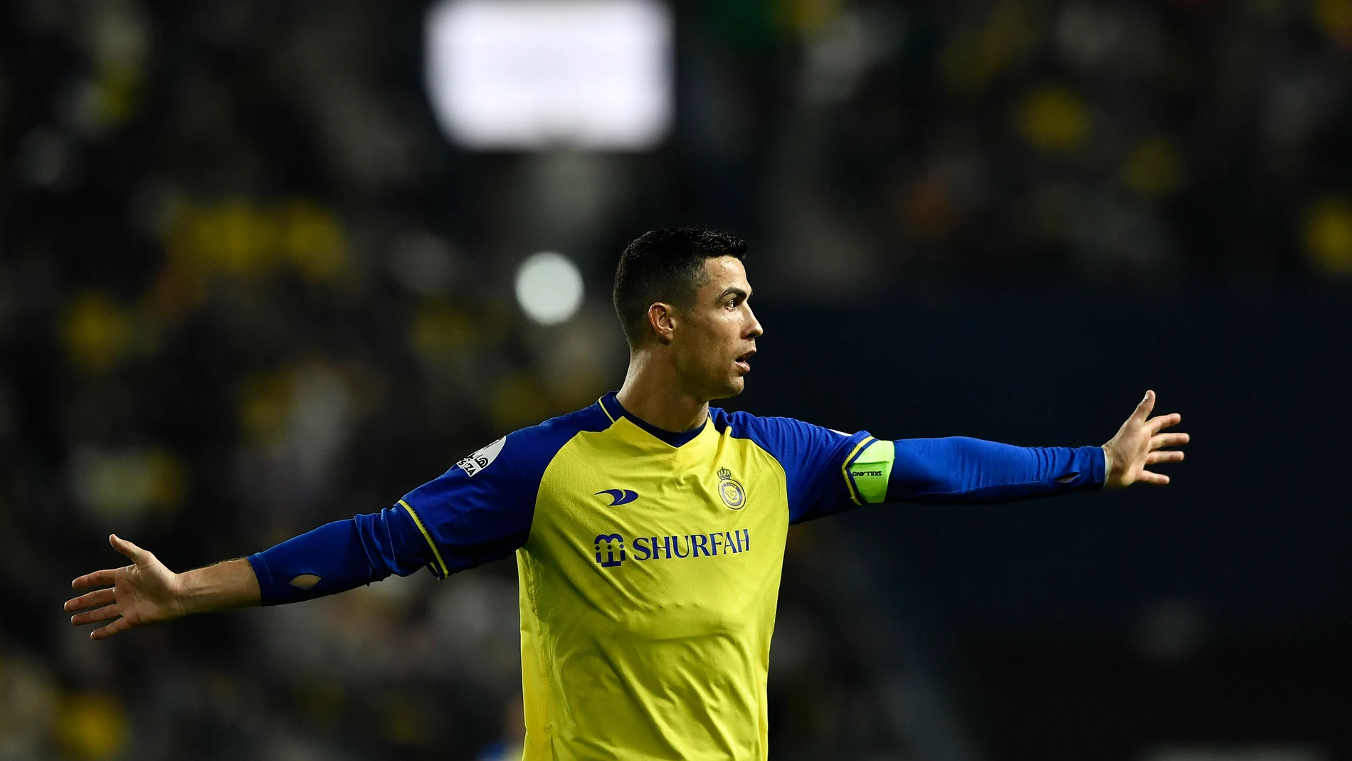 Cristiano Ronaldo, durante el partido ante el Al Ettifaq