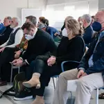 El expresidente de la Diputación de Valencia con el PP Alfonso Rus (en la imagen,a la izq , entre otros, en el banquillo de los acusados) se enfrenta a su primer juicio por las diferentes piezas del caso Imelsa