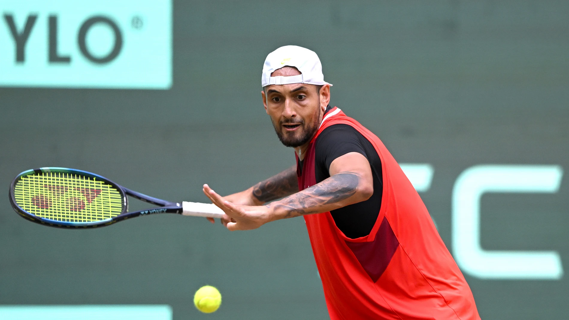 Nick Kyrgios durante uno de sus últimos partidos