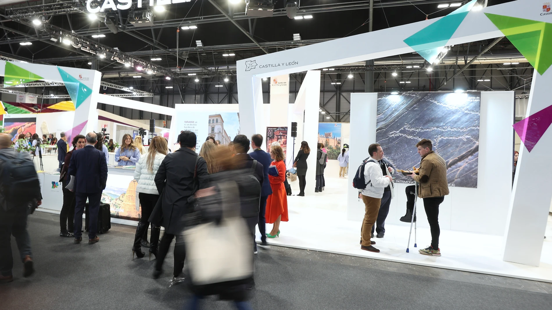 Expositor de Castilla y León en Fitur