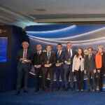 Foto de familia de los premiados de los XXVI Premios CEU Ángel Herrera