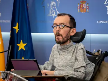 El portavoz de Unidas Podemos en el Congreso, Pablo Echenique El portavoz de Unidas Podemos en el Congreso, Pablo Echenique