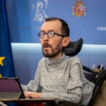 El portavoz de Unidas Podemos en el Congreso, Pablo Echenique