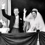 La princesa Margarita el día de su boda