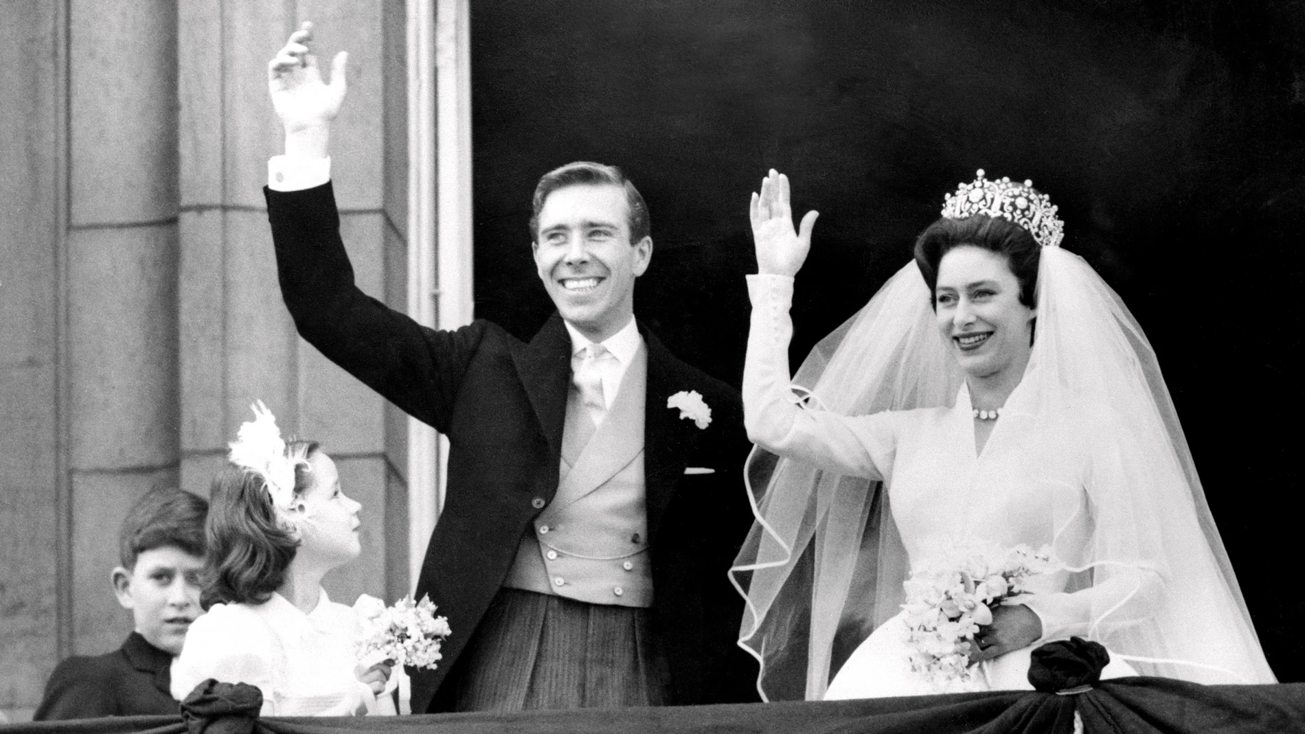 La princesa Margarita el día de su boda