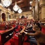 El pleno del Parlament durante una votación, a 25 de enero de 2023.PARLAMENT25/01/2023