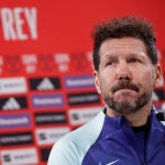 Simeone, en la previa del Real Madrid - Atlético de cuartos de la Copa del Rey