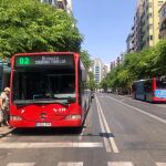 Imagen de un autobús en la ciudad de Alicante