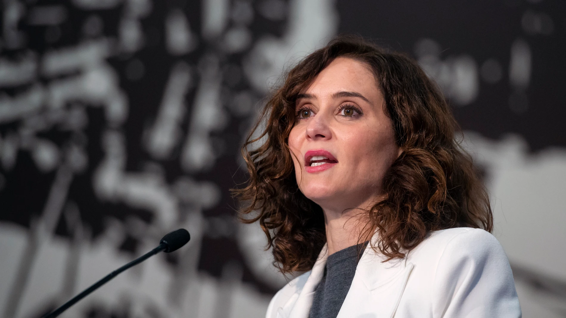 La presidenta de la Comunidad de Madrid, Isabel Diaz Ayuso