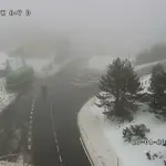 Imagen de las cámaras de la DGT en la CL-601 hacia San Ildefonso y Segovia