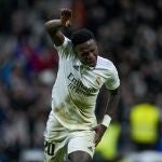 Vinicius, protagonista del partido Real Madrid-Atlético de la Copa del Rey