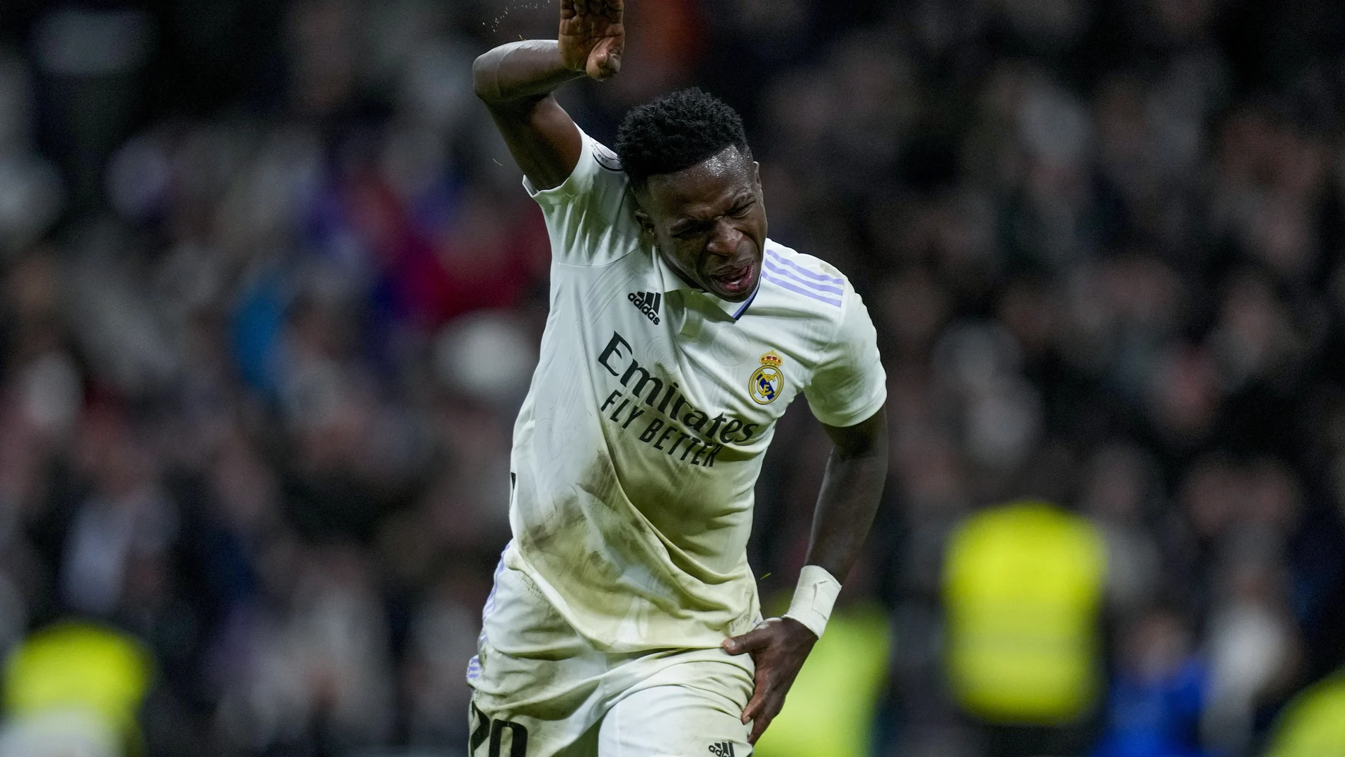 Vinicius, protagonista del partido Real Madrid-Atlético de la Copa del Rey