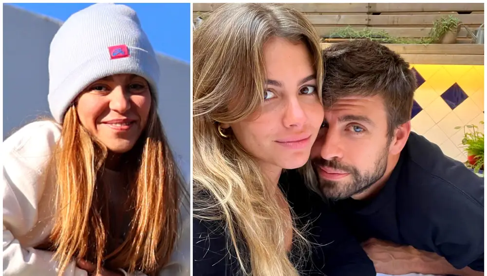 Shakira, Clara Chía y Gerard Piqué