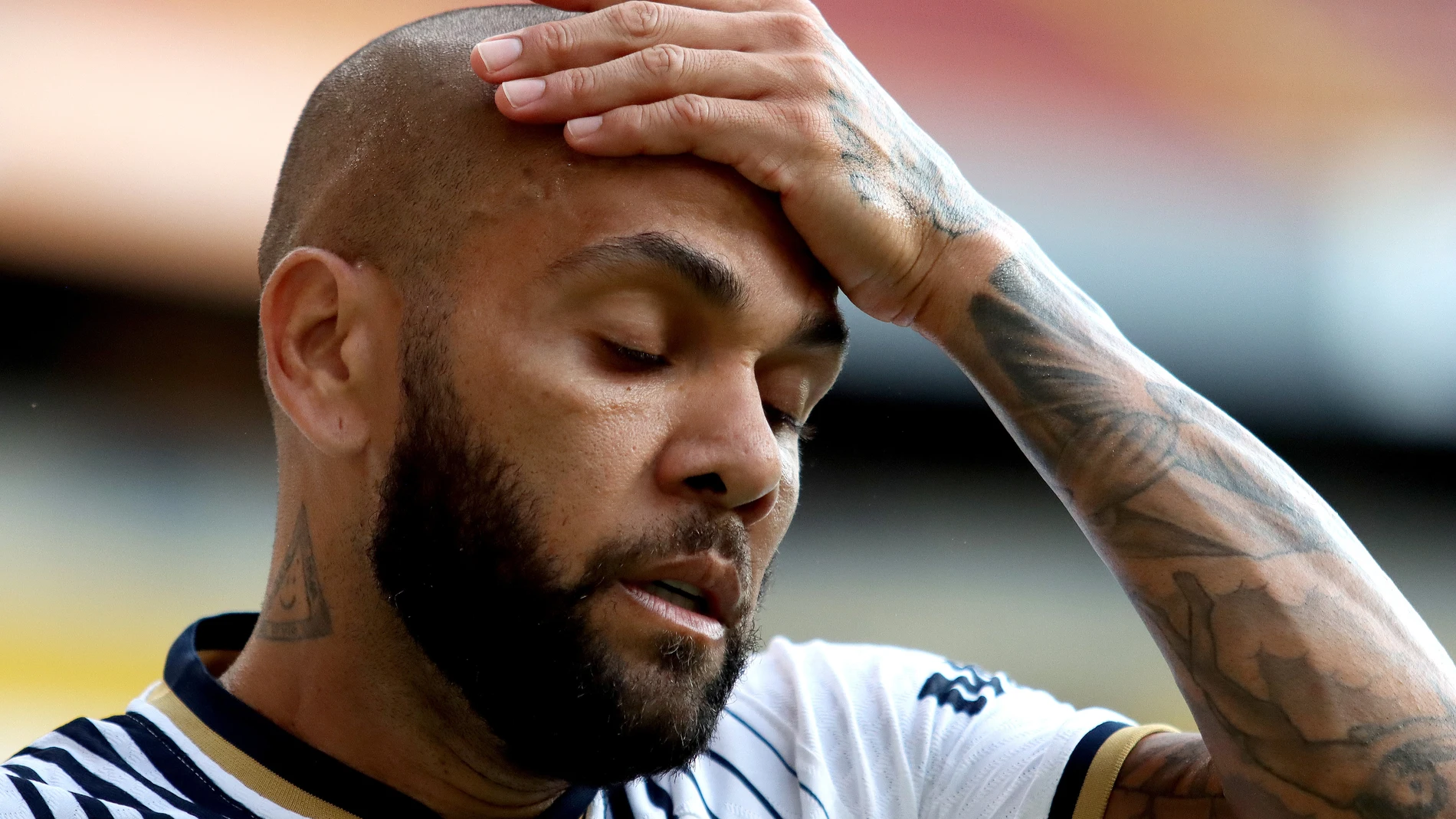 Dani Alves, durante su etapa en México