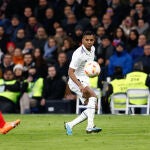 Rodrygo, durante el derbi de Copa ante el Atlético de Madrid
