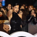 La actriz Jedet posa a su llegada a la alfombra roja previa a la gala de la X edición de los Premios Feroz. EP