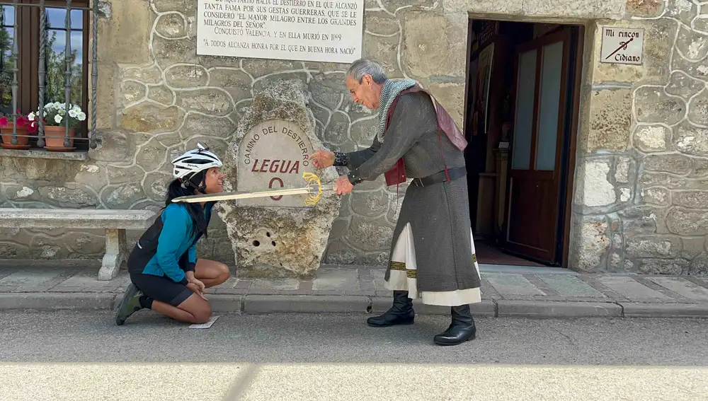 Ainara Hernando es nombrada caballera