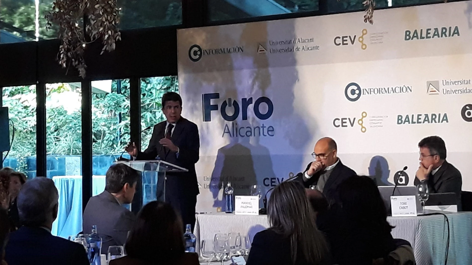 El presidente del PPCV, Carlos Mazón,