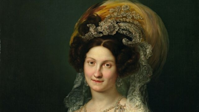 Vicente López Portaña retrató a María Cristina de Borbón en 1830