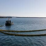 Simulacro realizado en aguas de la Base de Rota, en Cádiz