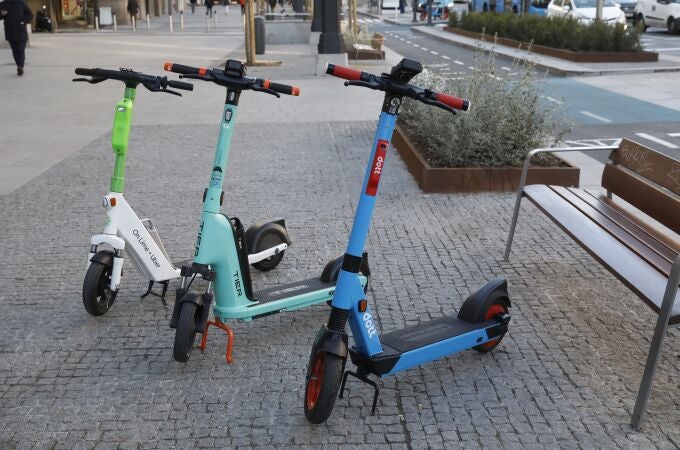 Los nuevos y únicos tres modelos de patinetes de las empresas Lime, Dott y Tier que circularán a partir de mayo