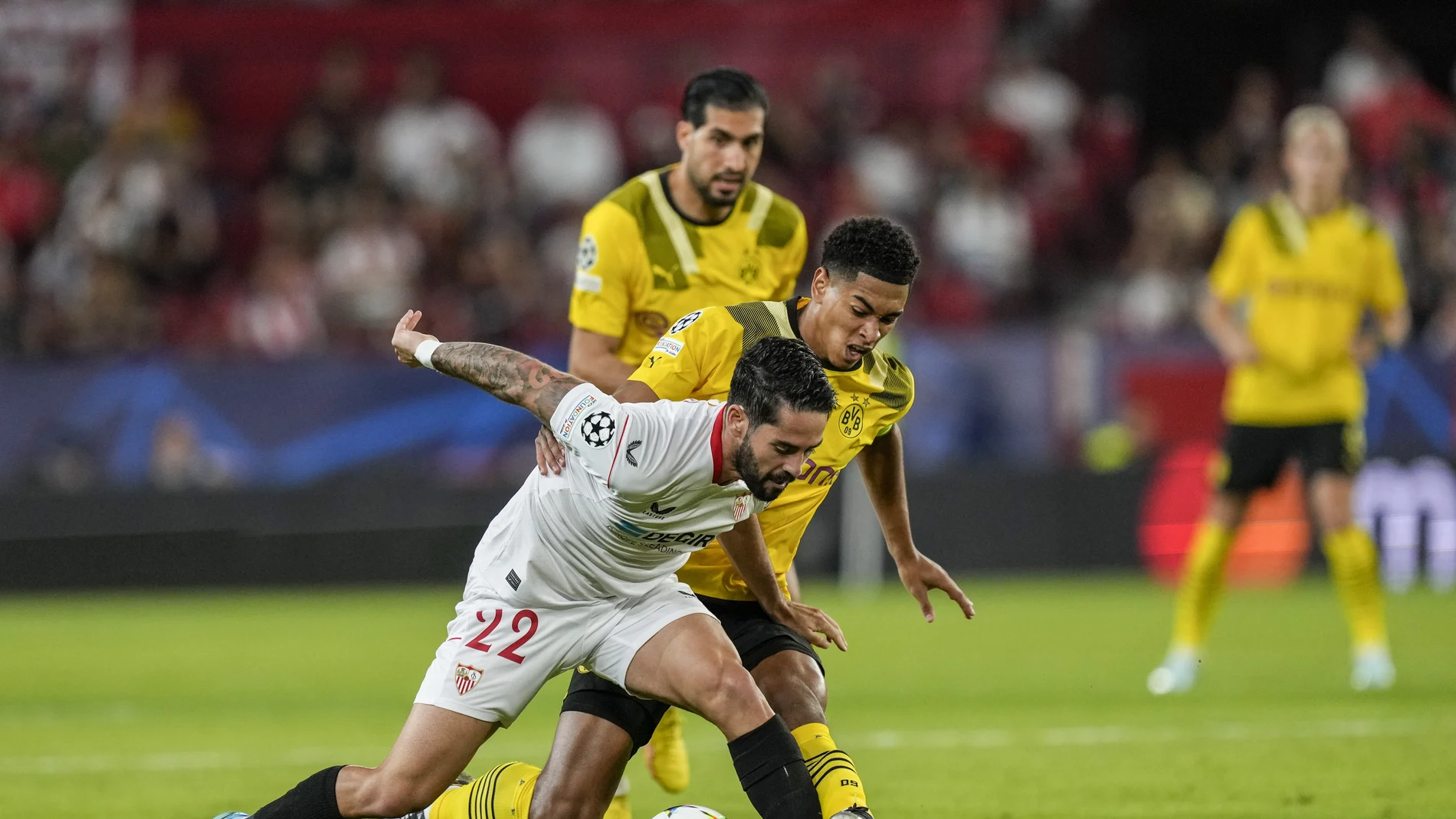 Isco con el Sevilla.