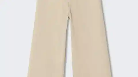 Jeans culotte tiro alto